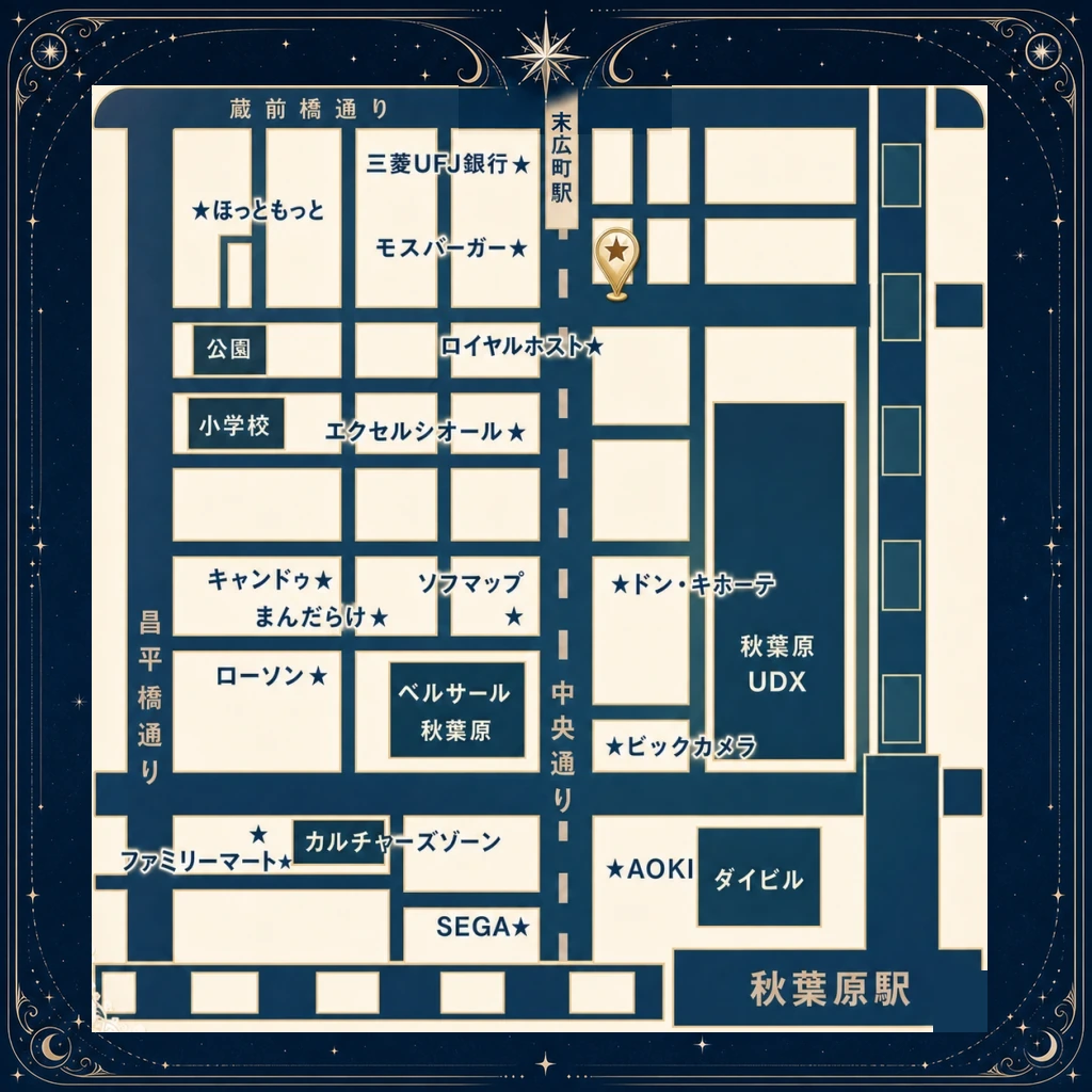 StarLightNovelまでのアクセスマップ